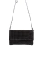 Bolsa clutch preta brilhante com corrente - comprar online