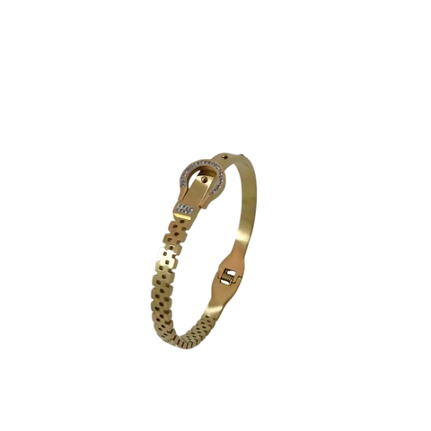 Bracelete aço inox dourado - comprar online