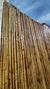 Cerco de Caña de Bambu Dorado 1 m x 3 m Flameadas en internet