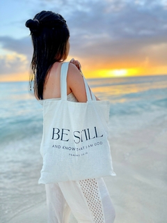 Tote bag BE STILL - Hope