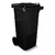 CONTENEDOR OSO 120LTS C/TAPA 2 RUEDAS NEGRO