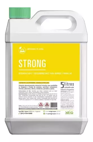 STRONG (DESENGRASANTE P/ HORNOS Y PARRILLAS) 5LTS