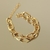 Pulseira Elos Banhada a Ouro 18k na internet