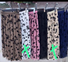 Saia de tule floral