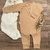 PIJAMA ENTERITO TOSTADO - comprar online