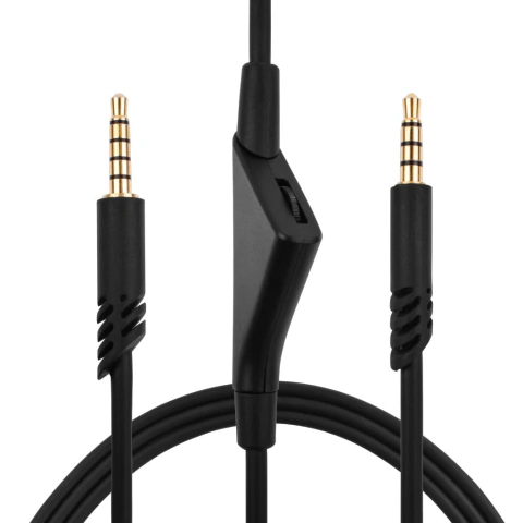 Cabo Audio Controlador Compatível com Headset Logitech Astro A10 A30 A40tr A50