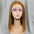 Peluca Natural Lace Front Rubio Oscuro 40 cm en internet