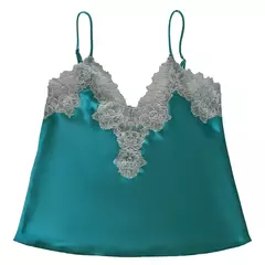Musculosa de Satén Aqua