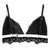 Triangulo con aplique Negro - comprar online