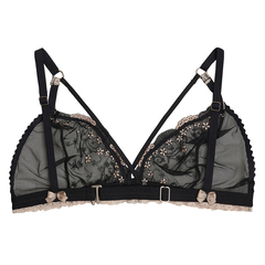 Triangulo tul flores - comprar online
