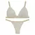 Conjunto Corpiño sin arco y microbikini Beige - comprar online