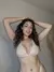 Triangulo Cream & Peach - Jesus Fernandez Lingerie