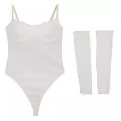 Body con Arco White (guantes incluidos) - comprar online