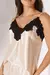 Short y Musculosa satén y puntillas Cream - tienda online