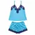 Short y musculosa satén y puntilla Celeste
