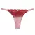 Microbikini con puntilla rosa