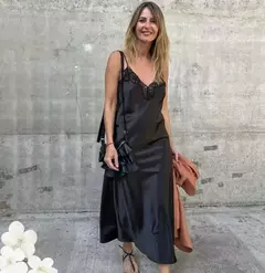 Camisolin Largo Black - tienda online