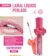 Labial líquido perlado
