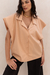 Camisa Maresia em Tricoline Pêssego - loja online