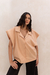 Camisa Maresia em Tricoline Pêssego - comprar online
