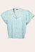Camisa Maresia em Tricoline Aqua - comprar online