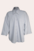 Camisa Sopro em Linho Azul