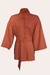 Camisa Sopro em Linho Terracota - comprar online