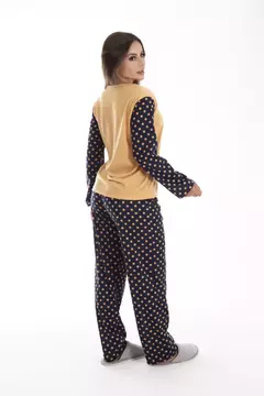 Pijama longo café - comprar online