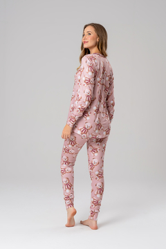 Pijama Pele de Pessego Rose / Ursos - 530043 - loja online