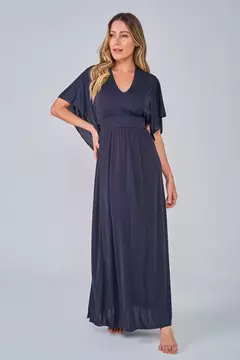 Kaftan longo preto - LuaBella Pijameria