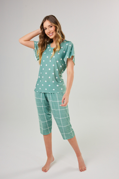 Pijama Pescador - Verde na internet