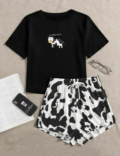 Pijama curto vaquinha - comprar online