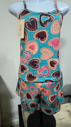 Pijama Corações