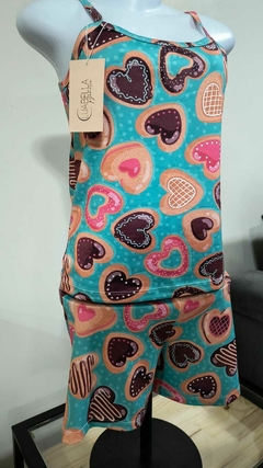 Pijama Corações - comprar online