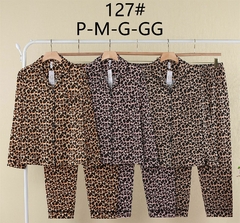 Pijama Americano Longo Algodão Oncinhas na internet