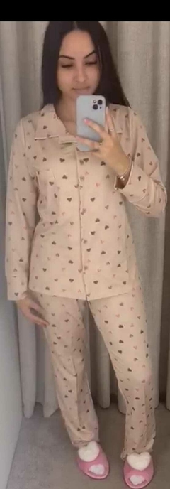 Pijama Americano CORAÇÕES - 334 - comprar online