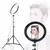 SKYTUR Ring Light Led Iluminador Anel de Luz 26cm 10 Polegadas 2,1m Tripé 210cm - comprar online
