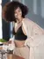 Imagem do VANZTINA-Sexy Backless Bras para mulheres, rendas, costas baixas, acolchoado Bra