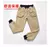 Calça de caxemira grossa super quente masculina, calça de lã masculina, molet