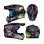 Moto Cross Racing Capacete de motocicleta, Capacetes de segurança Enduro, Downh