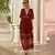 Vestido longo bordado