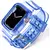 Esporte banda clara + caso para apple watch 8 7 6 se 5 4 3 alça de silicone tra - Tem de Tudo São José