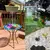 Mini fonte de água solar piscina lagoa cachoeira fonte decoração do jardim ao - comprar online