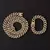 Bling Iced Out Miami Zircon Pulseira para Homens, Colar Hip Hop, Prong Cubano, P na internet