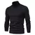 Suéter de gola alta grosso masculino, pulôver casual, monocromático, quente, - comprar online