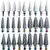Fresa cerâmica para manicure, brocas de unhas, limas elétricas para unhas, ros