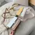 Gusure Small Leather Crossbody Bags para Mulheres, Cadeia Ombro Messenger Bag, L