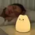 Mini Cartoon Cat Night Light para crianças, lâmpada de silicone suave - comprar online