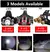Poderoso 3 led farol xm t6 zoomable recarregável cabeça da lâmpada lanterna ? - loja online