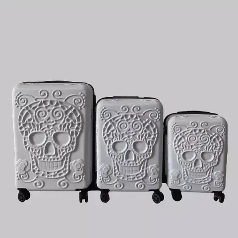 Mala de viagem temática crânio